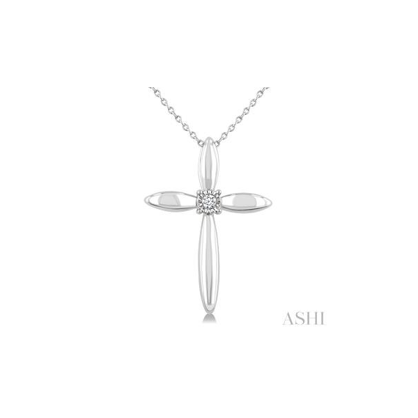 Silver Pendant with Diamonds Vail Creek Jewelry Designs Turlock, CA