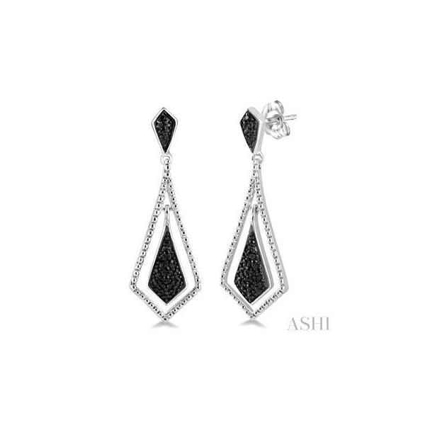 Silver Earrings with Diamonds Vail Creek Jewelry Designs Turlock, CA