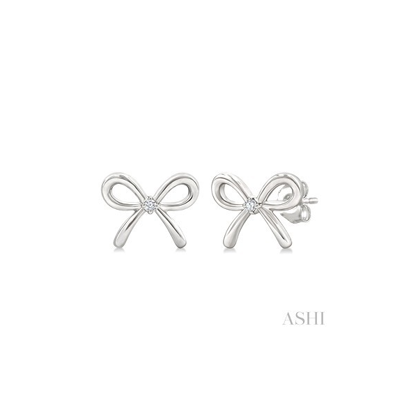 Silver Earrings with Diamonds Vail Creek Jewelry Designs Turlock, CA