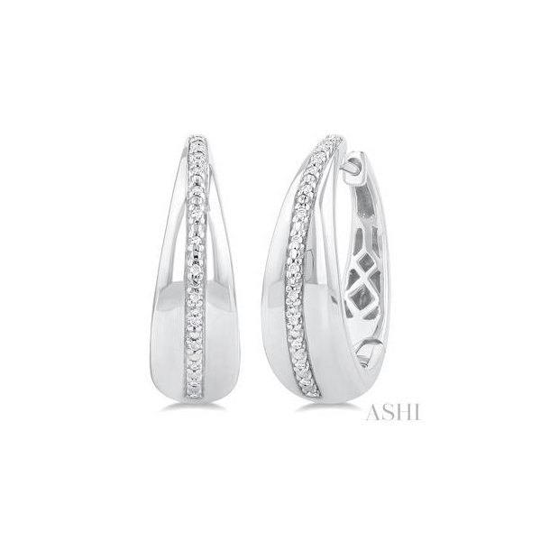 Silver Earrings with Diamonds Vail Creek Jewelry Designs Turlock, CA