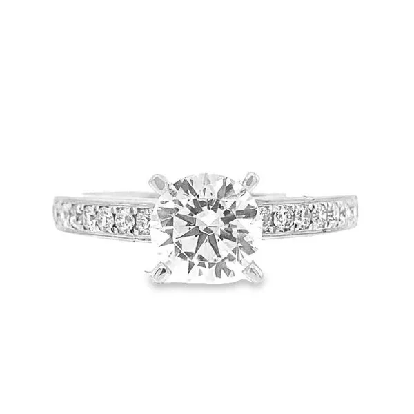 DIADORI 18 KARAT WHITE GOLD AND DIAMOND ENGAGEMENT RING SET Valentine's Fine Jewelry Dallas, PA