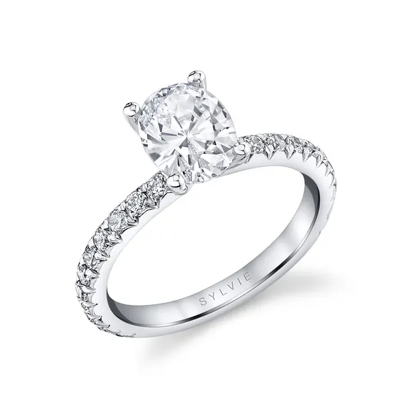 SYLVIE - 14KT YELLOW GOLD  "VANESSA" DIAMOND ENGAGEMENT RING Valentine's Fine Jewelry Dallas, PA