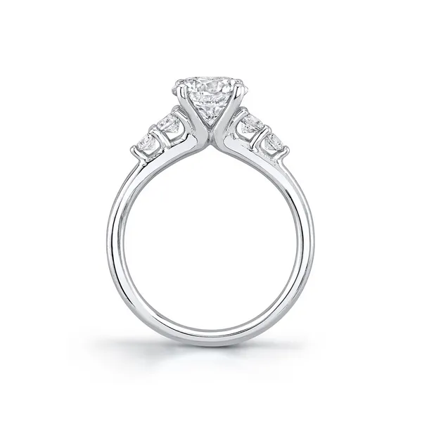 SYLVIE 14 KARAT WHITE GOLD DIAMOND ENGAGEMENT RING SET Image 2 Valentine's Fine Jewelry Dallas, PA
