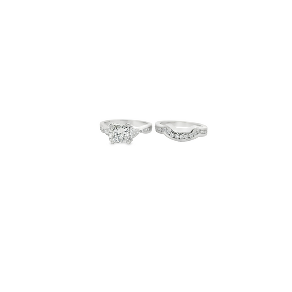 Diamond Engagement Ring Set Image 2 Valentine's Fine Jewelry Dallas, PA