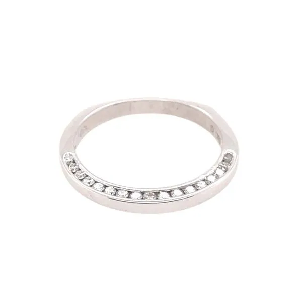 ESTATE JEWELRY - 14KT WHITE GOLD/DIAMOND WEDDING BAND SET WITH 34 PRINCESS CUT DIAMONDS BY MARTIN FLYER Valentine's Fine Jewelry Dallas, PA