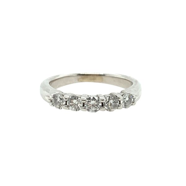 ESTATE JEWELRY - 14KT WHITE GOLD/DIAMOND CHANNEL SET WEDDING BAND  Valentine's Fine Jewelry Dallas, PA