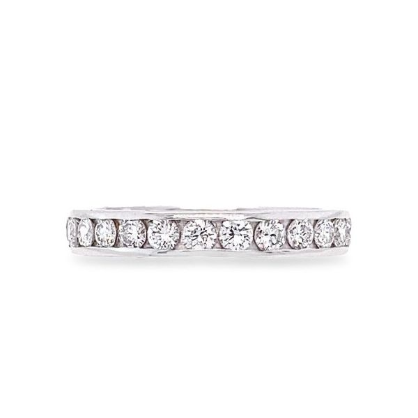 ESTATE JEWELRY - 14KT WHITE GOLD/DIAMOND ETERNITY WEDDING BAND SET Valentine's Fine Jewelry Dallas, PA