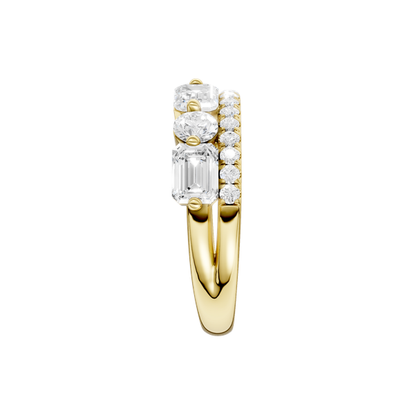 Lab-Grown Diamond Wedding Band Image 3 Valentine's Fine Jewelry Dallas, PA