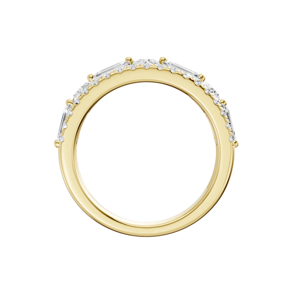 Lab-Grown Diamond Wedding Band Image 4 Valentine's Fine Jewelry Dallas, PA