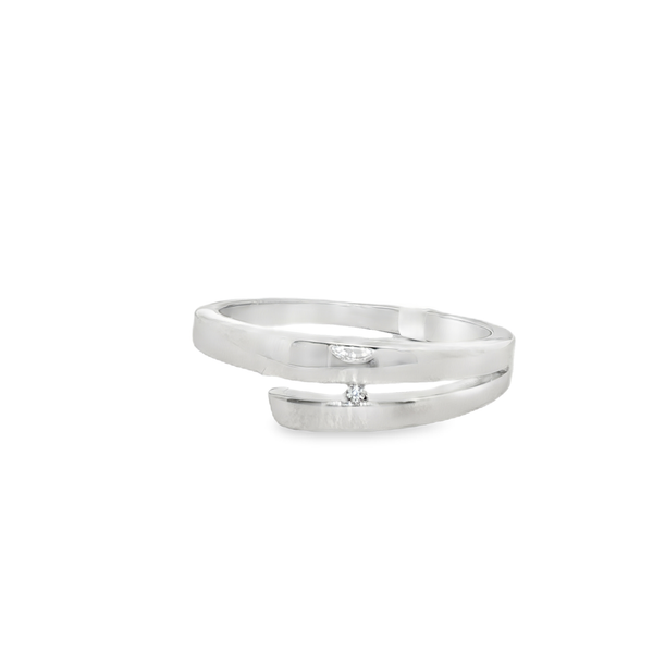 Diamond Mixed Metal Ring Valentine's Fine Jewelry Dallas, PA