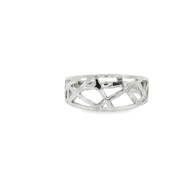 Diamond Mixed Metal Ring Valentine's Fine Jewelry Dallas, PA