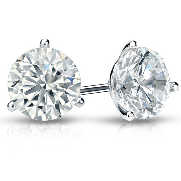 14 karat gold diamond stud earrrings Valentine's Fine Jewelry Dallas, PA