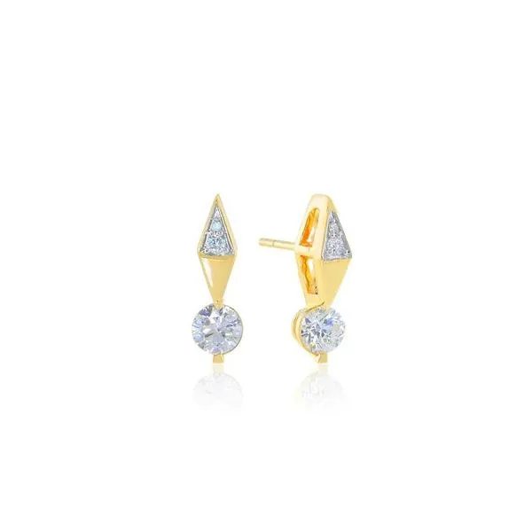 DIAMOND EARRINGS/LABORATORY GROWN /14K Valentine's Fine Jewelry Dallas, PA
