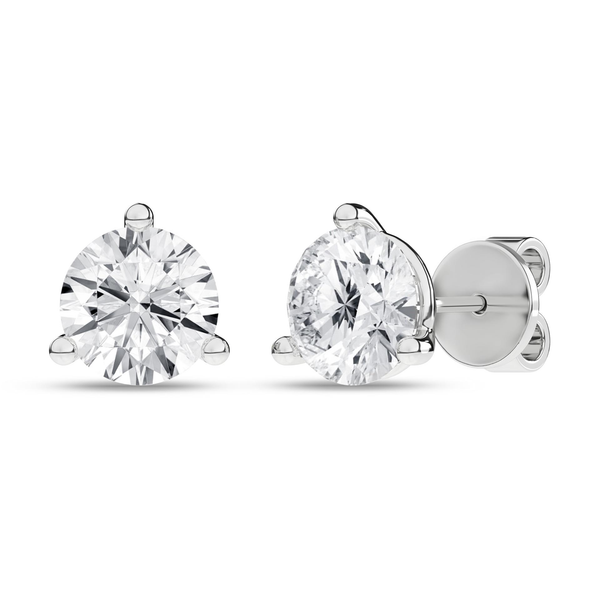 DIAMOND EARRINGS/LABORATORY GROWN /14K Valentine's Fine Jewelry Dallas, PA