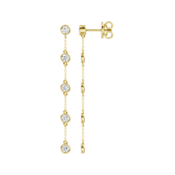 Lab-Grown Diamond Earrings Image 2 Valentine's Fine Jewelry Dallas, PA