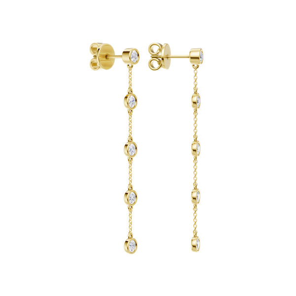 Lab-Grown Diamond Earrings Image 3 Valentine's Fine Jewelry Dallas, PA