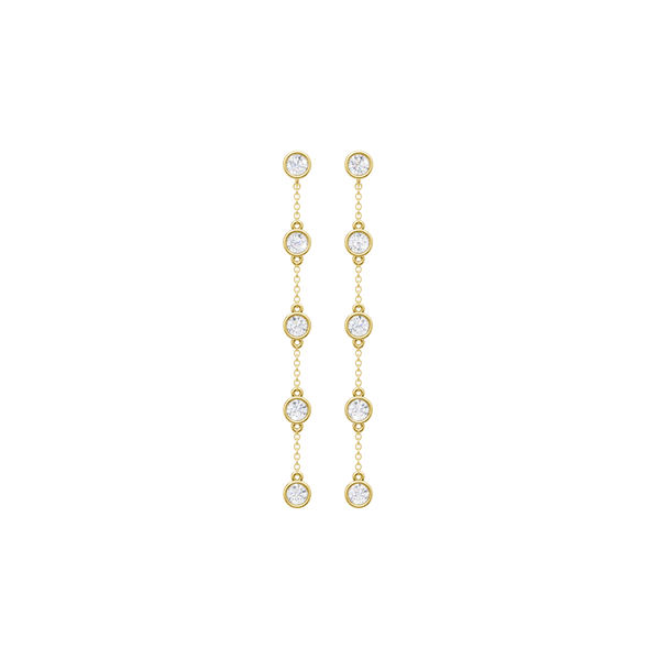 Lab-Grown Diamond Earrings Image 4 Valentine's Fine Jewelry Dallas, PA
