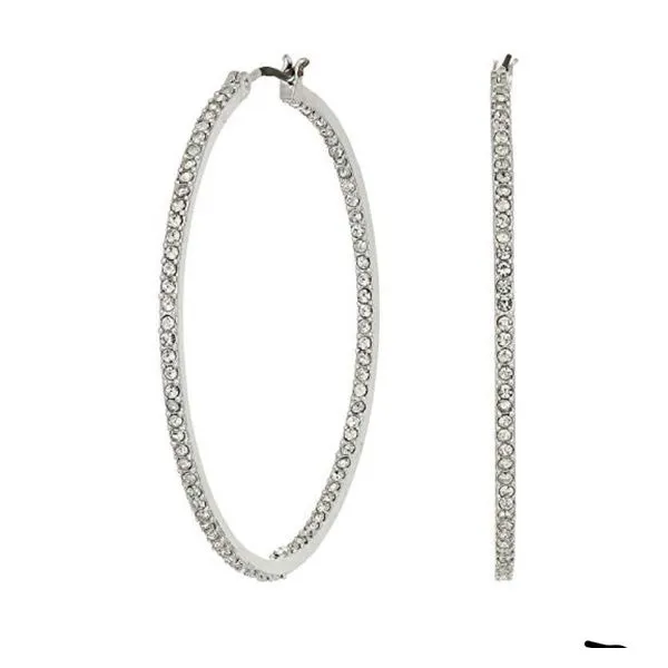 ASHER - WHITE GOLD AND DIAMOND ROUND HOOP EARRINGS SET Valentine's Fine Jewelry Dallas, PA