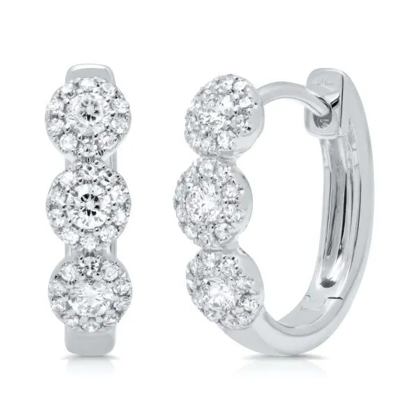 Shy Creation DIAMOND EARRINGS/GOLD/PLATINUM Valentine's Fine Jewelry Dallas, PA