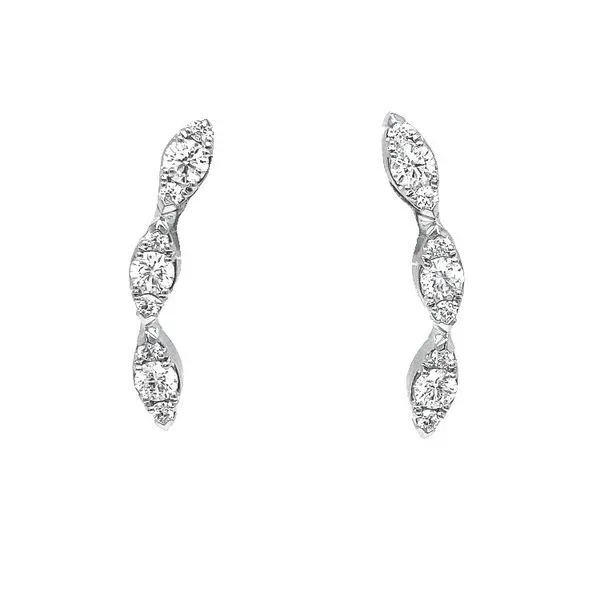 DIAMOND EARRINGS/GOLD/PLATINUM Valentine's Fine Jewelry Dallas, PA