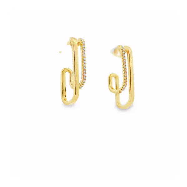 DIAMOND EARRINGS/GOLD/PLATINUM Image 2 Valentine's Fine Jewelry Dallas, PA