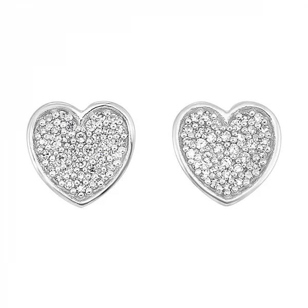 DIAMOND EARRINGS/SILVER/SILVER/GOLD COMBO  Valentine's Fine Jewelry Dallas, PA
