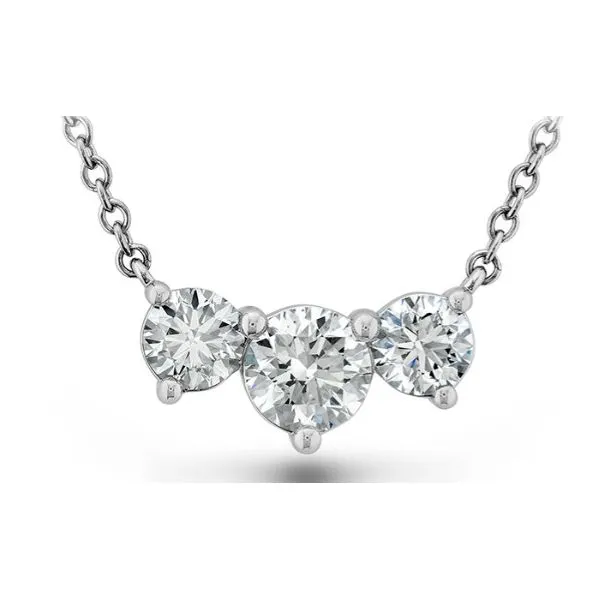MEMOIRE - 18KT WHITE GOLD/DIAMOND 'TRINITY' NECKLACE SET BY HEARTS ON FIRE Valentine's Fine Jewelry Dallas, PA