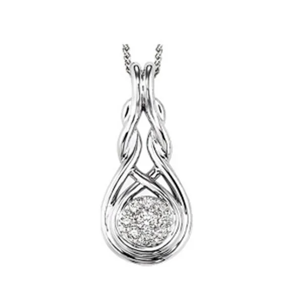 STERLING SILVER AND DIAMOND PENDANTS Valentine's Fine Jewelry Dallas, PA