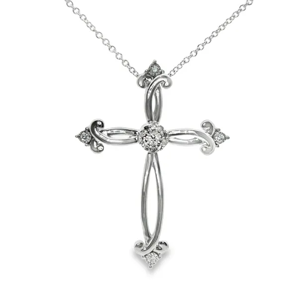 DIAMOND PENDANTS/NECKLACES/SILVER/SILVER/GOLD COMBO Valentine's Fine Jewelry Dallas, PA