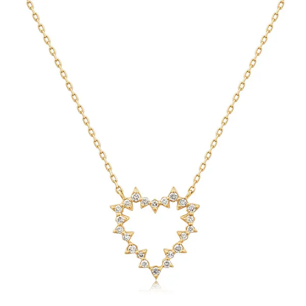 DIAMOND PEND/NECKS/.CHARMS/LABORATORY GROWN/14K Valentine's Fine Jewelry Dallas, PA