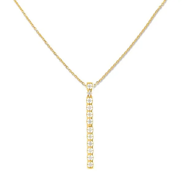 DIAMOND PEND/NECKS/.CHARMS/LABORATORY GROWN/14K Valentine's Fine Jewelry Dallas, PA