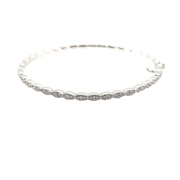 アクセサリー NEW STANDARD Gradation Bracelet M Suzy Levian Sterling Silver Oval-Cut Pink Sapphire & Diamond