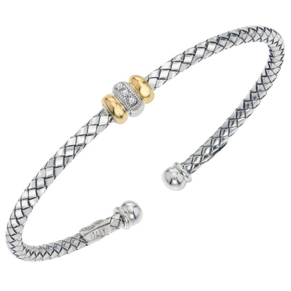 DIAMOND BRACELETS/ SILVER/SILVER&GOLD COMBO  Image 5 Valentine's Fine Jewelry Dallas, PA