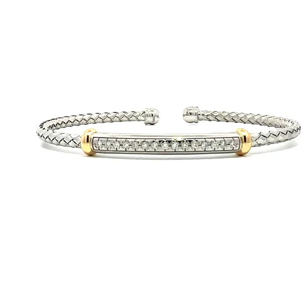 DIAMOND BRACELETS/SILVER/SILVER/GOLD COMBO  Valentine's Fine Jewelry Dallas, PA
