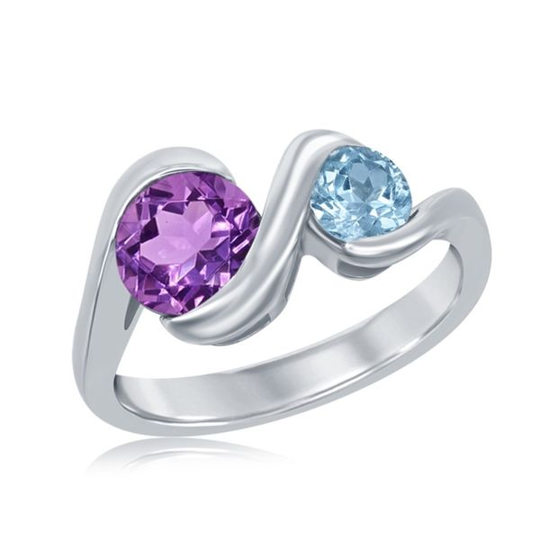 GEMSTONE RINGS/SILVER/SILVER&GOLD COMBO  Valentine's Fine Jewelry Dallas, PA