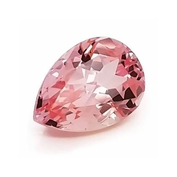 1.76 CTW PEAR SHAPED LAB CREATED CHAMPAGNE SAPPHIRE LOOSE GEMSTONE Valentine's Fine Jewelry Dallas, PA