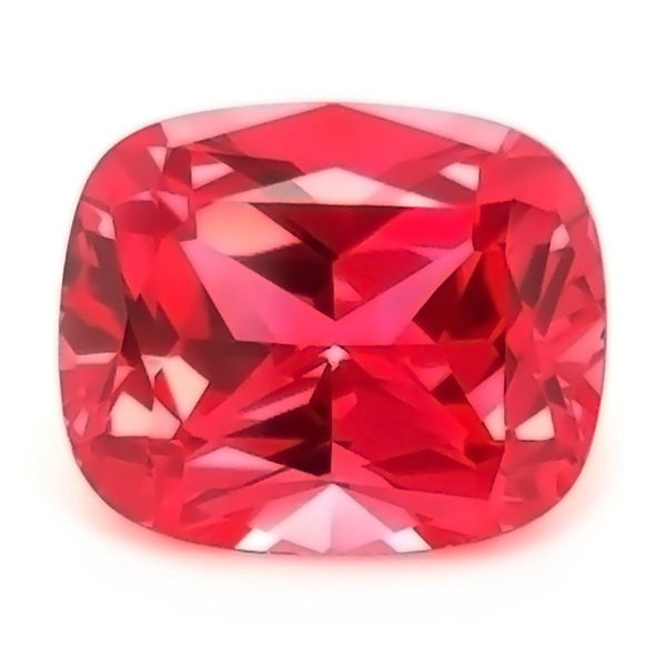 CHATAM - 1.95 CTW ANTIQUE CUSION LAB CREATED PADPARADSCHA SAPPHIRE LOOSE GEMSTONE Valentine's Fine Jewelry Dallas, PA