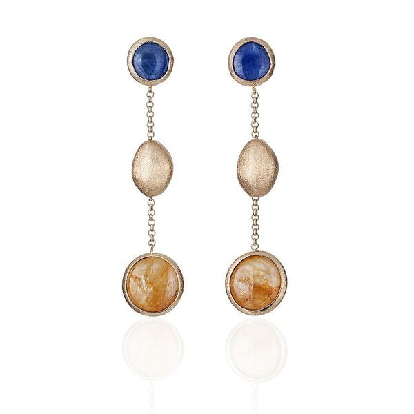 KARAT GOLD/PLATINUM GEMSTONE EARRINGS Valentine's Fine Jewelry Dallas, PA