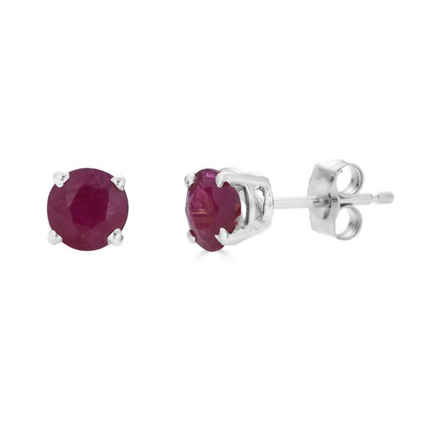 KARAT GOLD/PLATINUM GEMSTONE EARRINGS Valentine's Fine Jewelry Dallas, PA