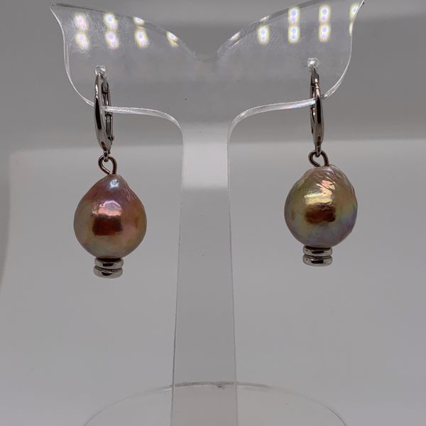 PEARL EARRINGS/GOLD/PLATINUM Valentine's Fine Jewelry Dallas, PA