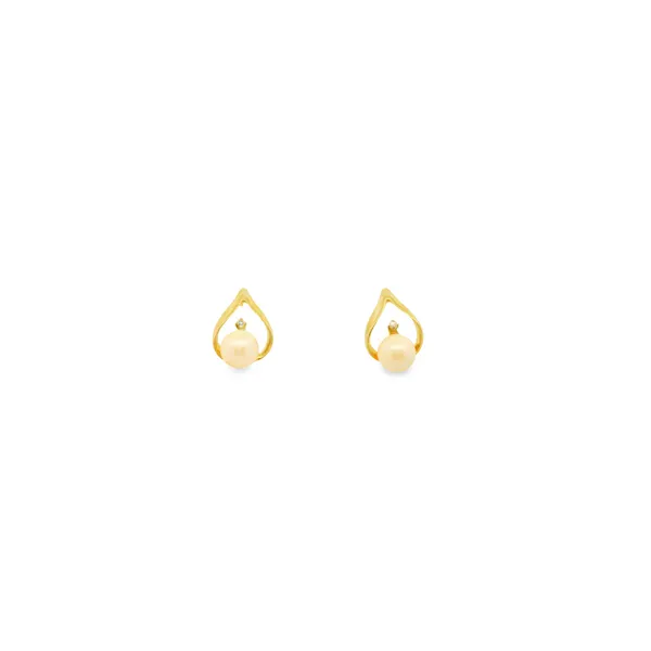 EARRINGS/PEARL/GOLD/ PLATINUM Valentine's Fine Jewelry Dallas, PA