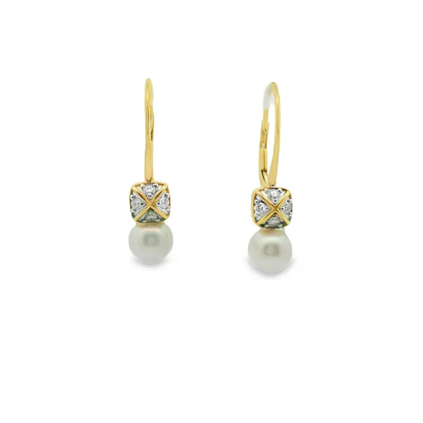 EARRINGS/PEARL/GOLD/ PLATINUM Valentine's Fine Jewelry Dallas, PA