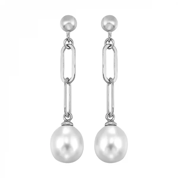 EARRINGS/PEARL/SILVER/SILVER/GOLD COMBO Valentine's Fine Jewelry Dallas, PA