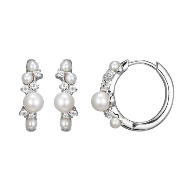 EARRINGS/PEARL/SILVER/SILVER/GOLD COMBO Valentine's Fine Jewelry Dallas, PA