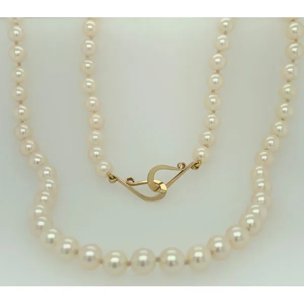 PEARL NECKLACE/GOLD/PLATINUM Valentine's Fine Jewelry Dallas, PA