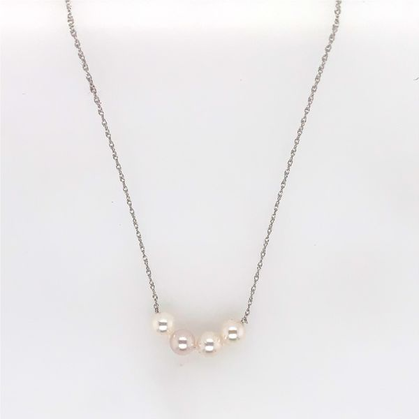 Custom Design PEARL NECKLACE/GOLD/PLATINUM Valentine's Fine Jewelry Dallas, PA