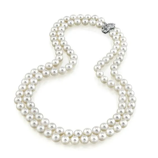 PEARL NECKLACE/GOLD/PLATINUM Valentine's Fine Jewelry Dallas, PA