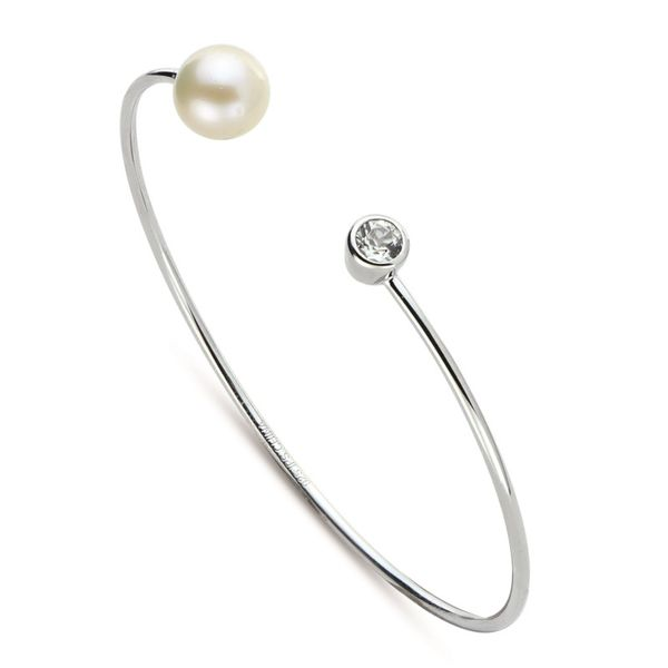 STERLING SILVER/PEARL BRACELET Valentine's Fine Jewelry Dallas, PA