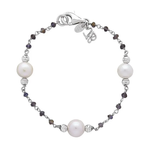 STERLING SILVER/PEARL BRACELET Valentine's Fine Jewelry Dallas, PA