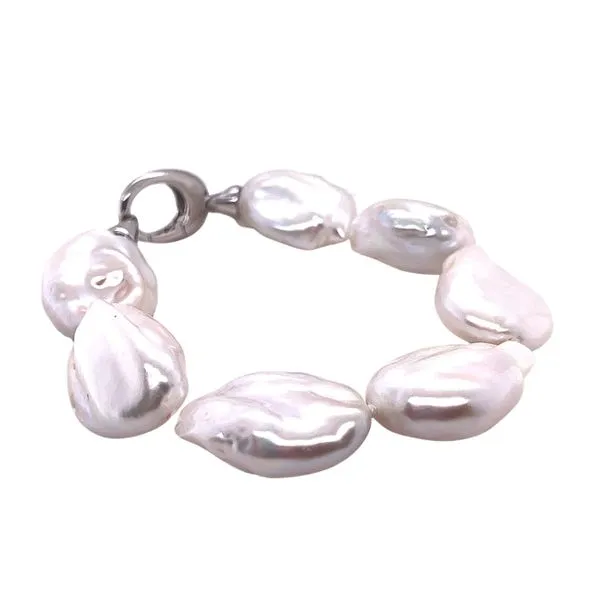 STERLING SILVER/PEARL BRACELET Valentine's Fine Jewelry Dallas, PA